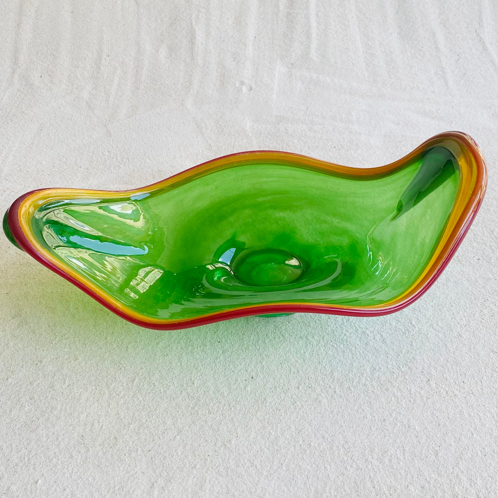 Blown glass - ‘caelurim’ bowl by Kitengela team