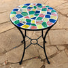 Dalle de Verre table ~ 60cm diameter, 77cm high
