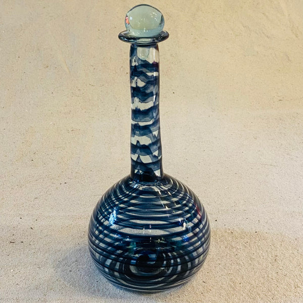 Blown glass - decanter (30cm teardrop) ~ 1300ml