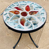 Dalle de Verre stool ~ 30cm diameter, 30cm high