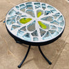Dalle de Verre stool ~ 30cm diameter, 30cm high