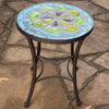 Dalle de Verre coffee table ~ 40cm diameter, 48cm high