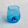Blown glass - ‘Thumb’ler (short round dimple tumbler) ~ 300ml
