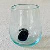 Blown glass - ‘Thumb’ler (short round dimple tumbler) ~ 300ml