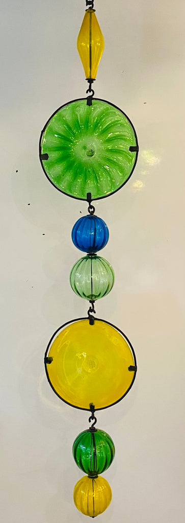 Garden Jewellery - strand of the week 8- 150cm with 50cm dia center piece