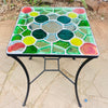 Dalle de Verre table ~ 60cm x 60cm square , 77cm high