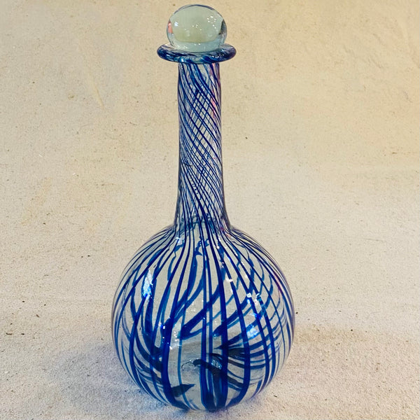 Blown glass - decanter (30cm teardrop) ~ 1300ml