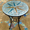 Dalle de Verre table ~ 60cm diameter, 77cm high