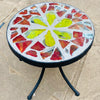 Dalle de Verre stool ~ 30cm diameter, 30cm high