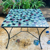 Dalle de Verre table ~ 100cm square, 77cm high