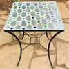 Dalle de Verre table ~ 60cm x 60cm square , 77cm high
