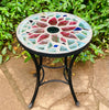 Dalle de Verre coffee table ~ 40cm diameter, 48cm high