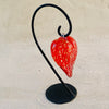Blown glass - Hanging Love heart