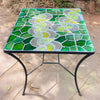 Dalle de Verre table ~ 60cm x 60cm square , 77cm high