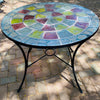 Dalle de Verre table ~ 100cm diameter, 77cm high