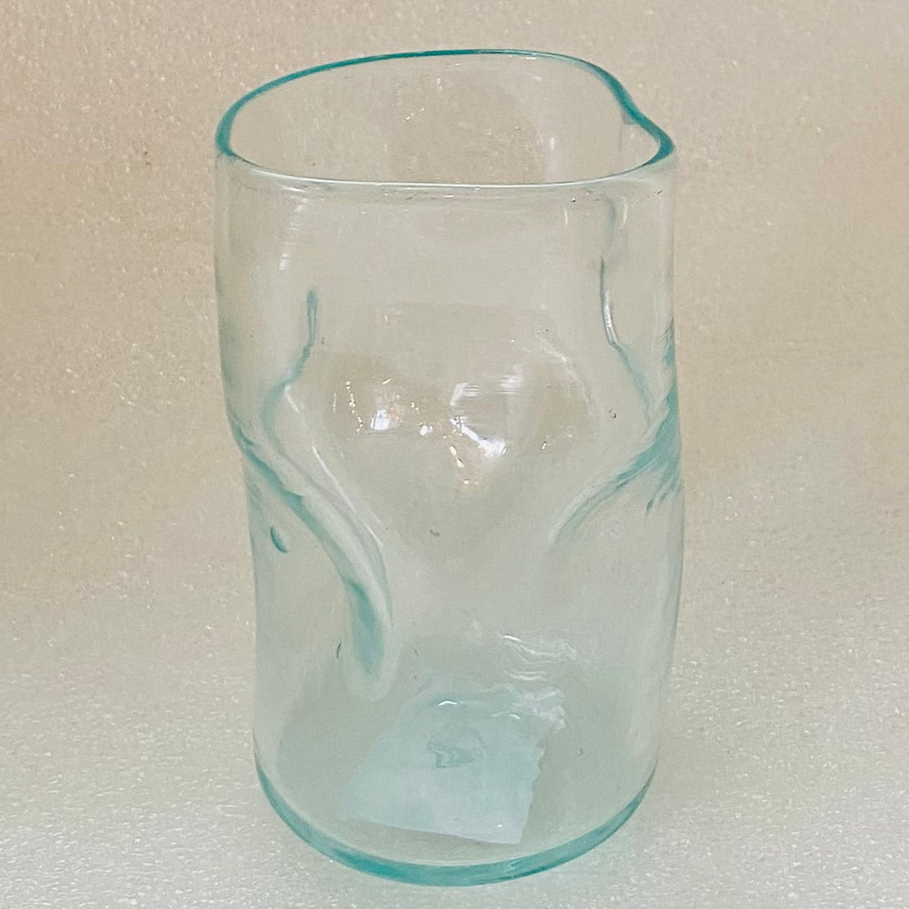 Blown glass - kombokombo (tall round dimpled tumbler) ~ 450ml