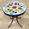 Dalle de Verre stool ~ 30cm diameter, 30cm high