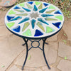 Dalle de Verre table ~ 60cm diameter, 77cm high