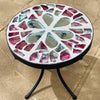 Dalle de Verre stool ~ 30cm diameter, 30cm high