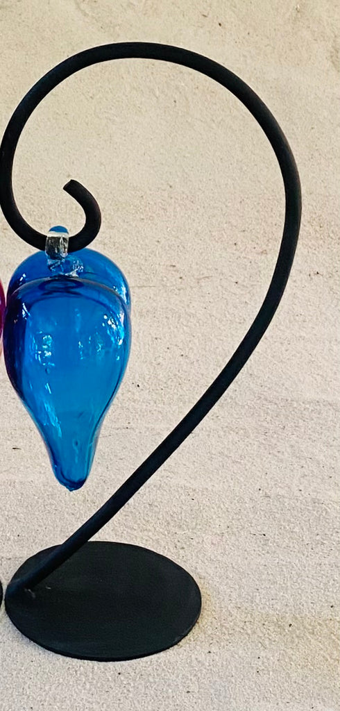 Blown glass - Hanging Love heart