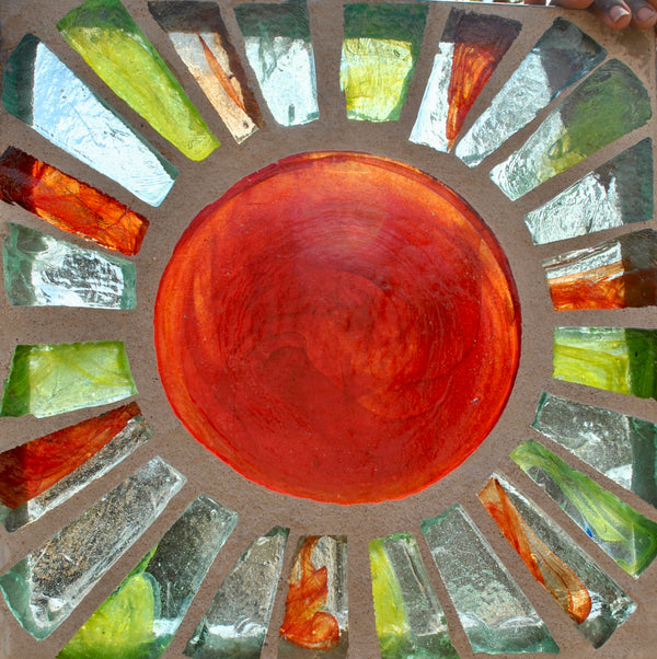 Dalle de Verre 'FLW 2' panel set