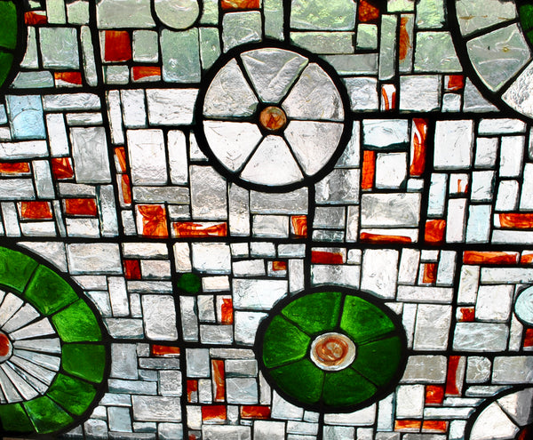 Dalle de Verre 'Wheelies' panels ~ 1 x 1.5m