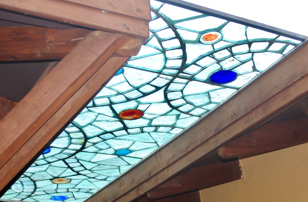Dalle de Verre 'Kihingo' skylight 1.2m x 0.7m