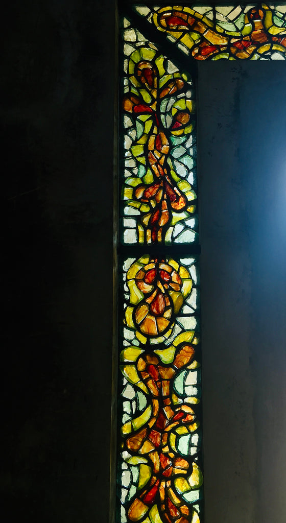 Dalle de Verre ‘Leary’ door accent