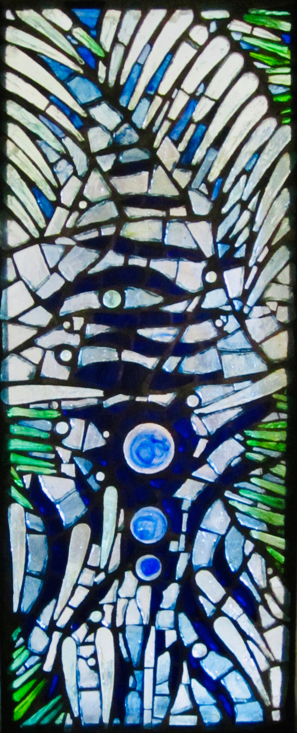 Dalle de Verre 'Spangled' panel ~ 1.8 x 0.8m