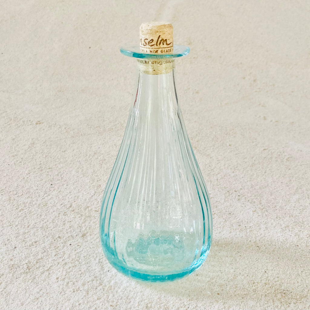 Blown glass - bottle (18cm teardrop) ~ 150ml