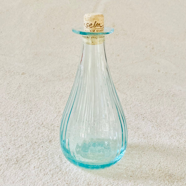 Blown glass - bottle (18cm teardrop) ~ 150ml