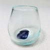 Blown glass - ‘Thumb’ler (short round dimple tumbler) ~ 300ml
