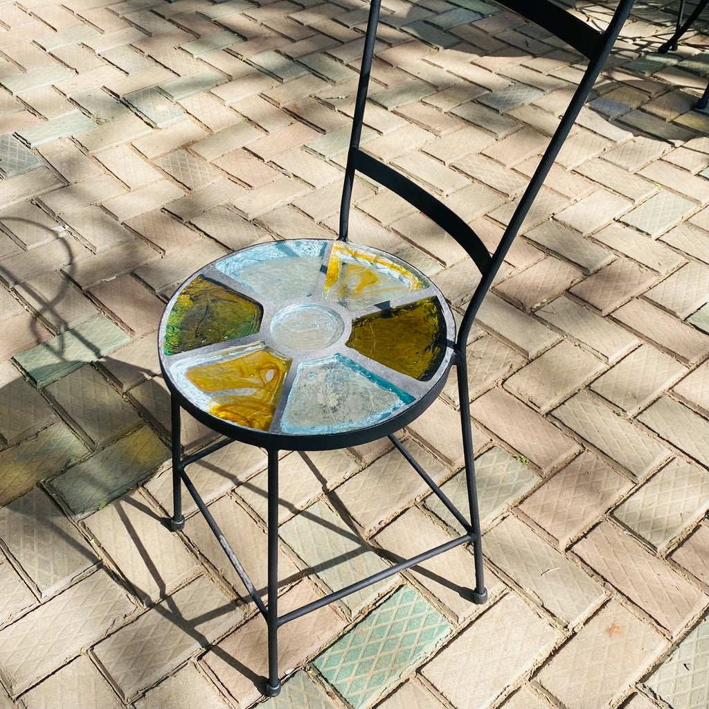 Dalle de Verre chair ~ 35cm seat, 49cm high