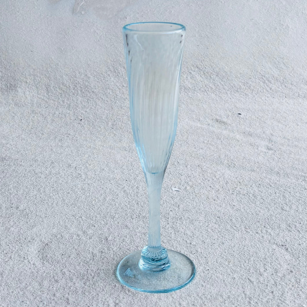 Blown glass - goblet (champagne flute)