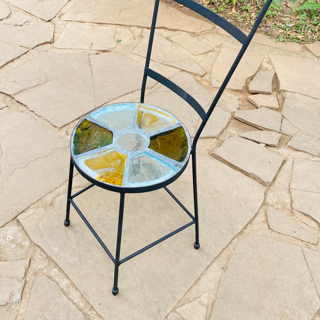 Dalle de Verre chair ~ 35cm seat, 49cm high