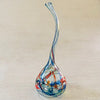 Blown glass - sculpture 50cm teardrop decorative drop