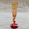 Blown glass - goblet (champagne flute)