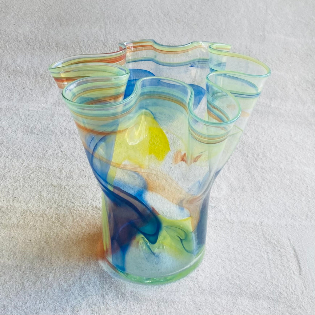 Blown glass - vase (floppy 25cm)