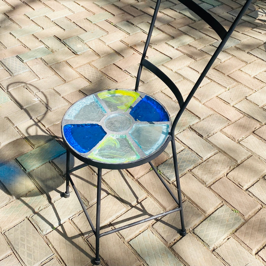 Dalle de Verre chair ~ 35cm seat, 49cm high