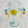 Blown glass - goblet 'Maasai' by Josja