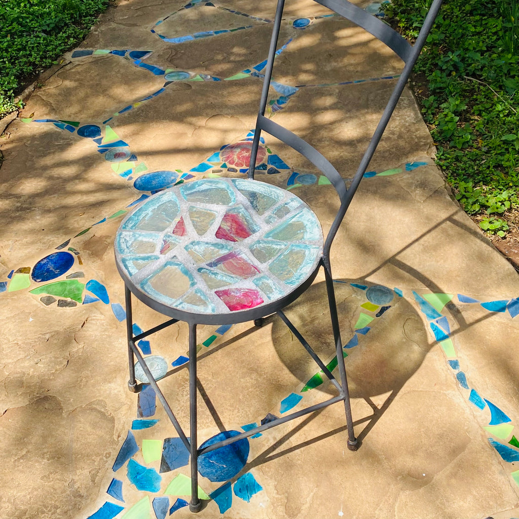 Dalle de Verre chair ~ 35cm seat, 49cm high