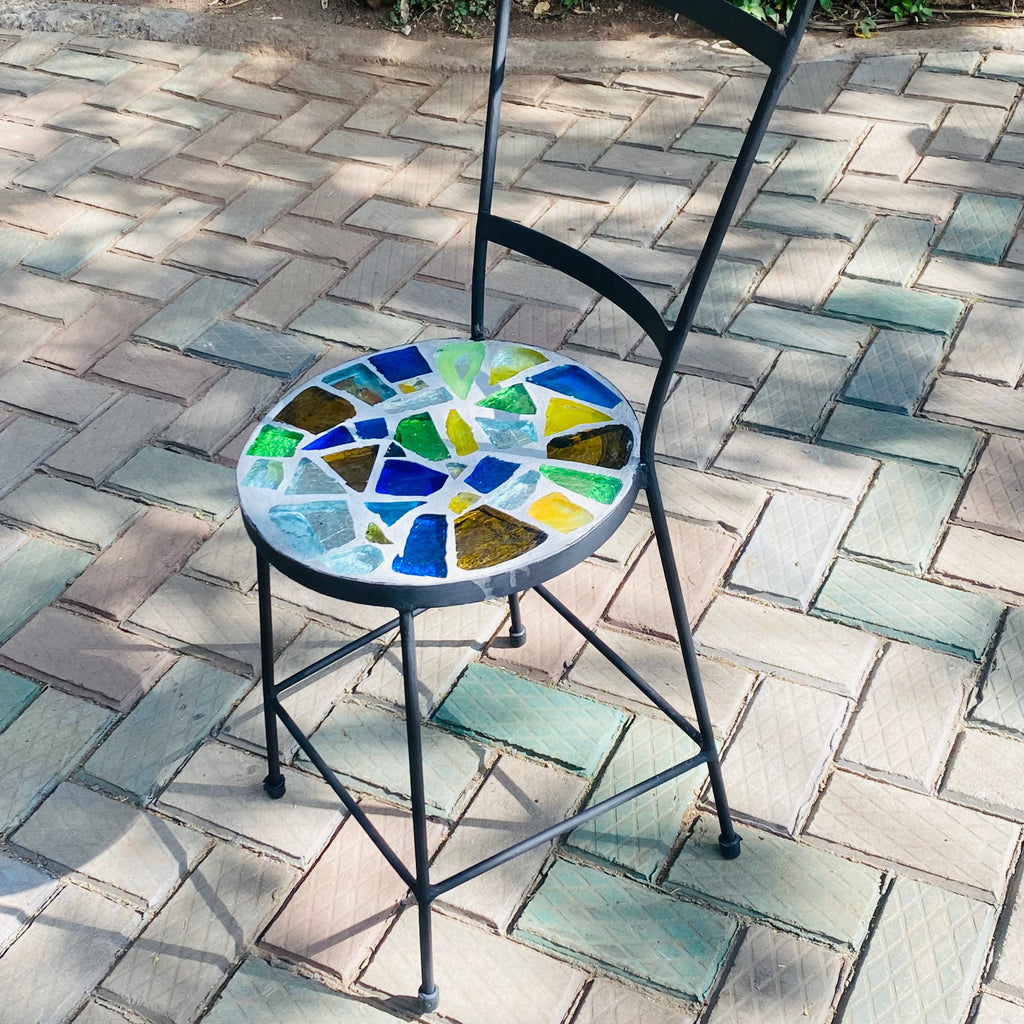 Dalle de Verre chair ~ 35cm seat, 49cm high