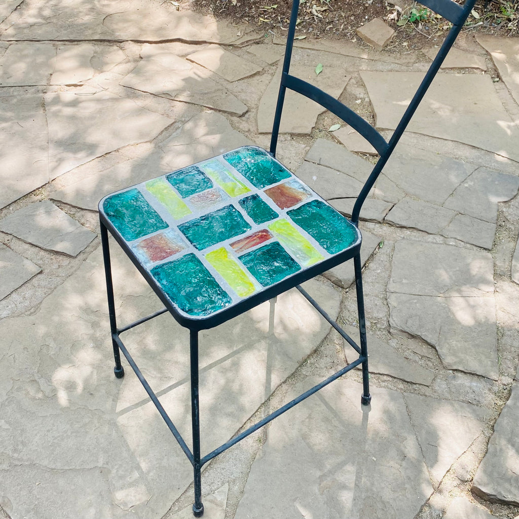 Dalle de Verre chair ~ 35cm seat, 49cm high