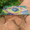 Dalle de Verre coffee table ~ 100 x 60cm rectangle, 50cm high