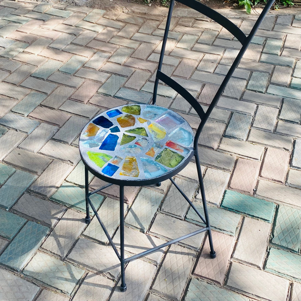 Dalle de Verre chair ~ 35cm seat, 49cm high