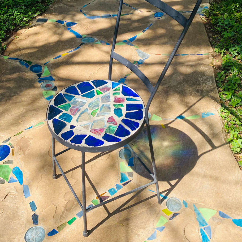 Dalle de Verre chair ~ 35cm seat, 49cm high