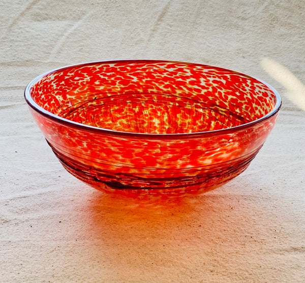 Blown glass - bowl ‘ fire ant’ by Marek Bartko
