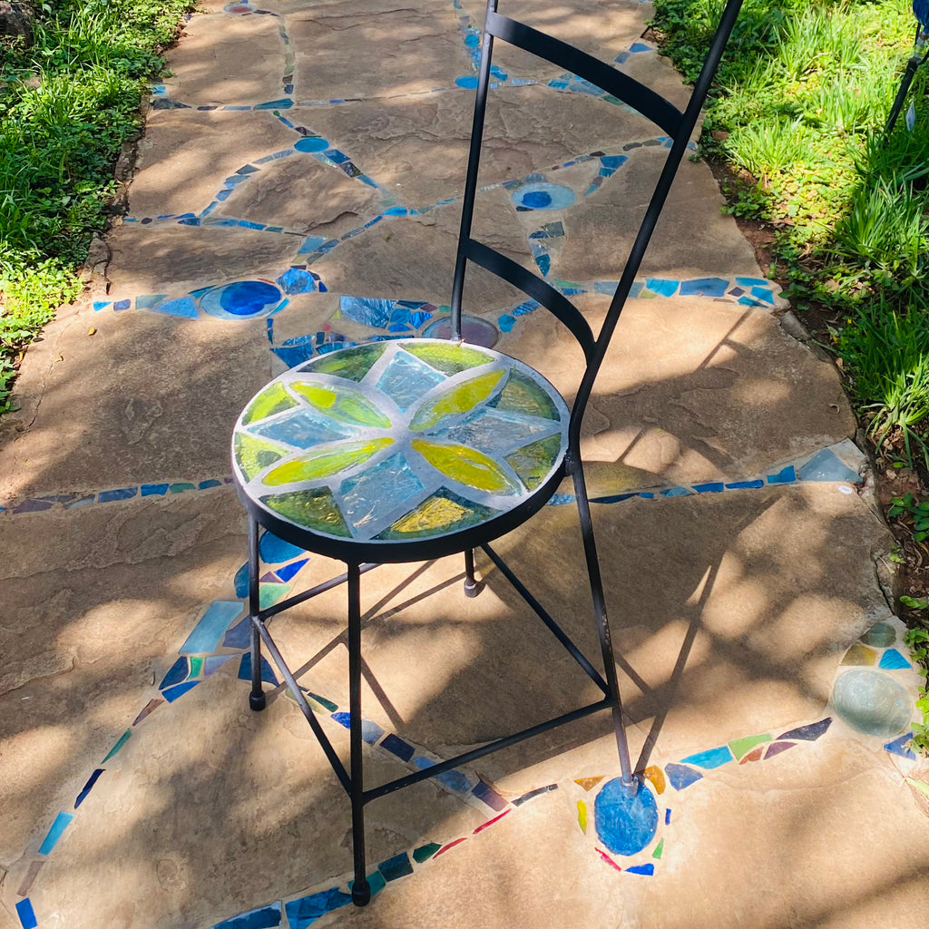 Dalle de Verre chair ~ 35cm seat, 49cm high