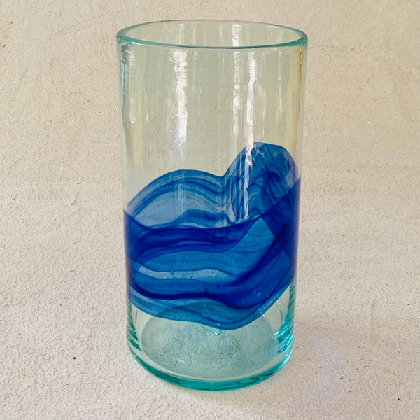 Blown glass - vase (cylinder 33cm)