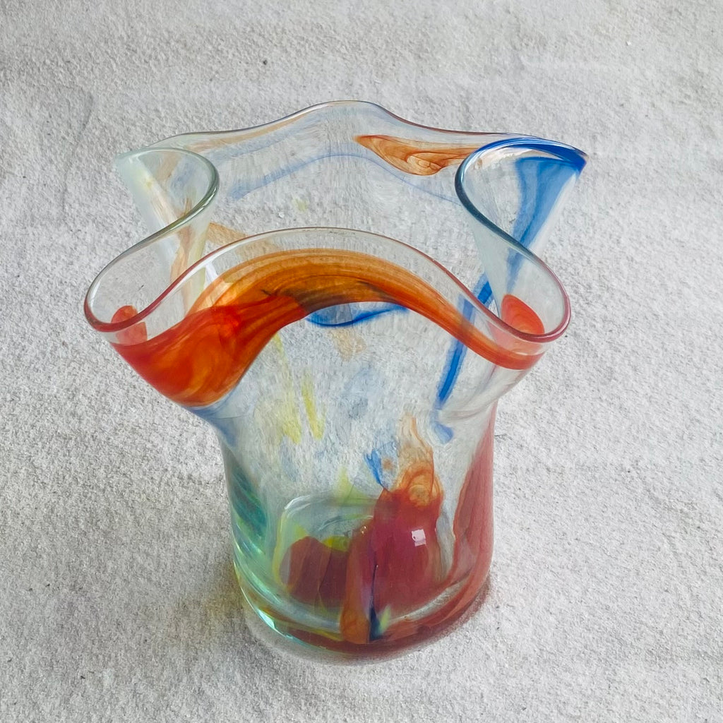 Blown glass - vase (floppy 20cm)